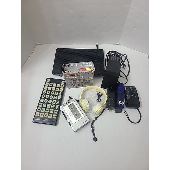 Electronics Bundle Cameras Headphones Tape Recorder - Picture 5 of 5